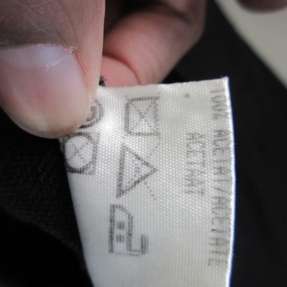 Blacky Dress Women's Black 100% Linen High Waist Pleated Trouser Pants 464 - Picture 12 of 15